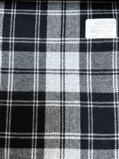 69585-56 26AW HERDREX [THE MILL CLASSICS] Mill Classics à carreaux gris