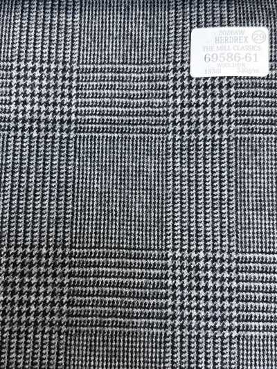 69586-61 26AW HERDREX [THE MILL CLASSICS] Mill Classics gris à carreaux Glen