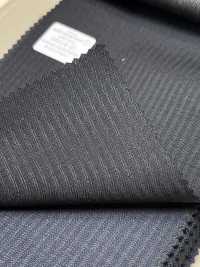 69414-21 26AW BESTSELECTION [AIRCORES] Aircores rayure ombrée bleu marine foncé[Textile] Kunishima Co., Ltd. Images supplémentaires