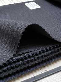 69414-21 26AW BESTSELECTION [AIRCORES] Aircores rayure ombrée bleu marine foncé[Textile] Kunishima Co., Ltd. Images supplémentaires