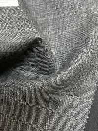 69418-60 26AW BESTSELECTION [TISSU MODERNISÉ] Tissu modernisé à carreaux gris moyen[Textile] Kunishima Co., Ltd. Images supplémentaires