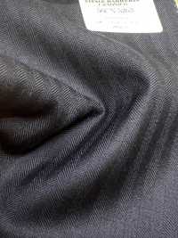 56CN5263 CANONICO PERENNIAL-CLASSICS Sergé à chevrons bleu marine profond[Textile] CANONIQUE Images supplémentaires