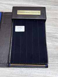 56CN5201 CANONICO (Canonico) flanelle de laine originale à rayure bleu marine foncé/rouge[Textile] CANONIQUE Images supplémentaires