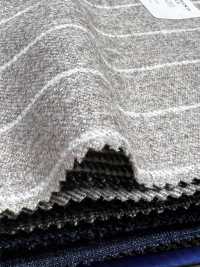 56CN5203 CANONICO ORIGINAL Flanelle de laine rayure beige/blanc cassé[Textile] CANONIQUE Images supplémentaires
