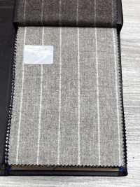 56CN5203 CANONICO ORIGINAL Flanelle de laine rayure beige/blanc cassé[Textile] CANONIQUE Images supplémentaires