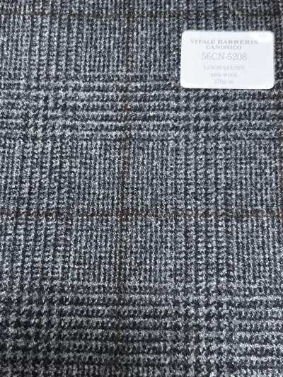 56CN5208 CANONICO SAXON SAXONY à carreaux Glen gris