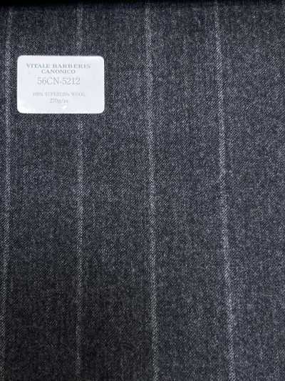 56CN5212 CANONICO (Canonic) FLANNEL CLASSICS à rayures grises