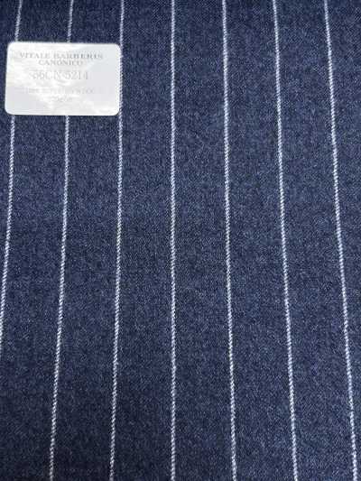 CANONICO Flanelle Classics à rayures bleues