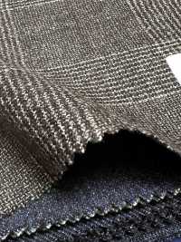 56CN5218 CANONICO (Canonico) FLANELLE CLASSIQUE à carreaux Glen marron[Textile] CANONIQUE Images supplémentaires