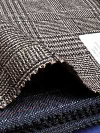 56CN5228 CANONICO 21 MOULINE SAXONY à carreaux Glen marron[Textile] CANONIQUE Images supplémentaires