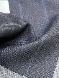 56CN5234 CANONICO RWS Sergé peigné traditionnel 21 Rayure bleu marine foncé[Textile] CANONIQUE Images supplémentaires
