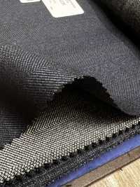 56CN5236 CANONICO (Canonico) RWS sergé peigné traditionnel 21 à rayure ombre bleu marine[Textile] CANONIQUE Images supplémentaires