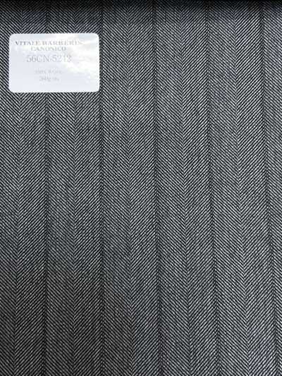 56CN5242 CANONICO (Canonico) laine peignée traditionnelle 21 rayure ombre gris/brun