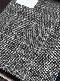 56CN5244 CANONICO tropical foulé à carreaux Glen marron[Textile] CANONIQUE Images supplémentaires