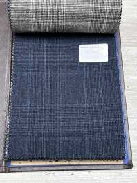 56CN5245 CANONICO Tropical foulé bleu marine à carreaux Glen[Textile] CANONIQUE Images supplémentaires