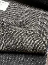 56CN5246 CANONICO (Canonico) tropical foulonné à carreaux Glen gris[Textile] CANONIQUE Images supplémentaires