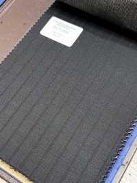 56CN5252 CANONICO (Canonico) PRUNELLE Rayure ombre noire[Textile] CANONIQUE Images supplémentaires