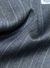 56CN5255 CANONICO RWS 21 PRUNELLE Rayure bleu marine[Textile] CANONIQUE Images supplémentaires