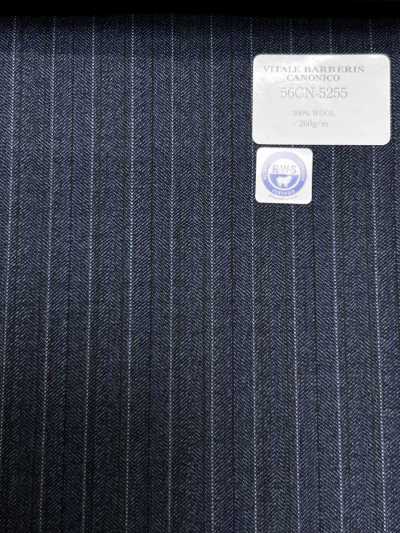 56CN5255 CANONICO RWS 21 PRUNELLE Rayure bleu marine