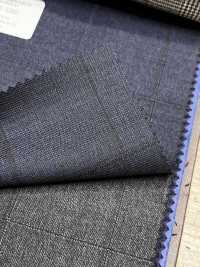 56CN5260 CANONICO (Canonico) PERENNIAL-CLASSICS Carreaux fenêtre bleu marine[Textile] CANONIQUE Images supplémentaires