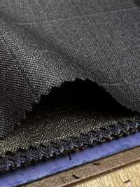 56CN5260 CANONICO (Canonico) PERENNIAL-CLASSICS Carreaux fenêtre bleu marine[Textile] CANONIQUE Images supplémentaires