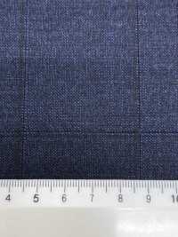 56CN5260 CANONICO (Canonico) PERENNIAL-CLASSICS Carreaux fenêtre bleu marine[Textile] CANONIQUE Images supplémentaires