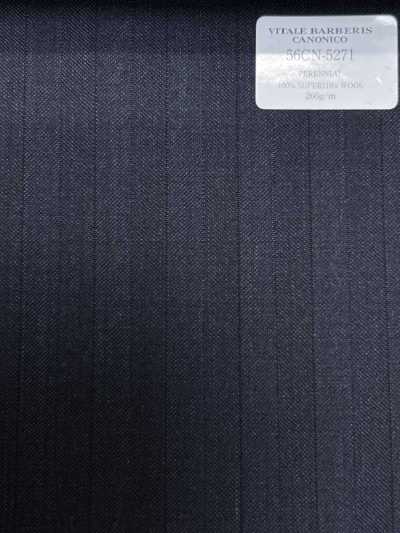 CANONICO PERENNIAL-CLASSICS Rayure bleu marine foncé