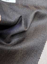SR6511-CB Premium standard fabriqué au Japon Super 120's en fil simple stretch Solaro velours côtelé brun char[Textile] HOSOI SYOJI Images supplémentaires
