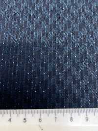 LA6511-GR Rayure verte en laine stretch lamée de soie, fabriquée au Japon[Textile] HOSOI SYOJI Images supplémentaires