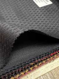 SK6511-NV Fabriqué au Japon, soie et laine extensibles, motif losange, bleu marine[Textile] HOSOI SYOJI Images supplémentaires