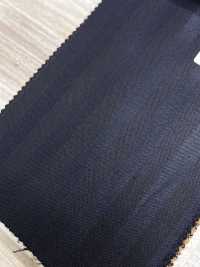 SK6512-NV Soie-laine extensible à rayures bleu marine, fabriqué au Japon[Textile] HOSOI SYOJI Images supplémentaires