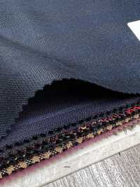 SK6512-GR Soie-laine stretch marron à rayures, fabriquée au Japon[Textile] HOSOI SYOJI Images supplémentaires