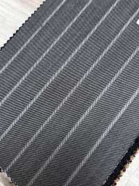 SK6521-GY Fabriqué au Japon Soie Laine Extensible À Rayures Grises[Textile] HOSOI SYOJI Images supplémentaires