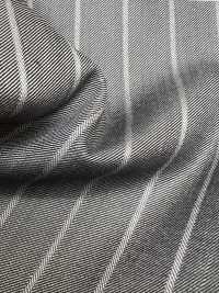 SK6521-GY Fabriqué au Japon Soie Laine Extensible À Rayures Grises[Textile] HOSOI SYOJI Images supplémentaires