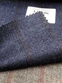 LP6606 Loro Piana bleu marine × rayure rouge[Tissu] HOSOI SYOJI Images supplémentaires
