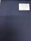 PR6531-NV Standard haut de gamme fabriqué au Japon Super 120's à simple fil rayé stretch bleu marine