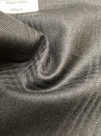 PR6531-CG Standard national Premium Super120's à fil simple extensible rayé anthracite en velours côtelé gris[Textile] HOSOI SYOJI Images supplémentaires
