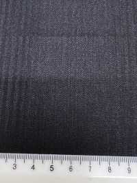 PR6531-CG Standard national Premium Super120's à fil simple extensible rayé anthracite en velours côtelé gris[Textile] HOSOI SYOJI Images supplémentaires