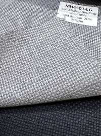MH4501-LG Hopsack mohair standard fabriqué au Japon gris clair[Textile] HOSOI SYOJI Images supplémentaires