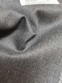 3ML4471 26AW MIYUKI ESSENTIALS Sergé extensible gris charbon uni[Textile] Filatures De Laine Miyuki Images supplémentaires