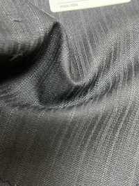 4MG4546 26AW MARUNOUCHI Sergé rayé bleu marine[Textile] Filatures De Laine Miyuki Images supplémentaires
