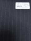 4MG4546 26AW MARUNOUCHI Sergé rayé bleu marine