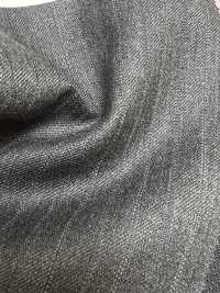 4MG4572 26AW MARUNOUCHI Sergé à rayures gris moyen[Textile] Filatures De Laine Miyuki Images supplémentaires