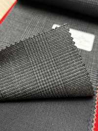 4ML4460 26AW THE CITY Sergé à carreaux gris charbon et gris ciel[Textile] Filatures De Laine Miyuki Images supplémentaires