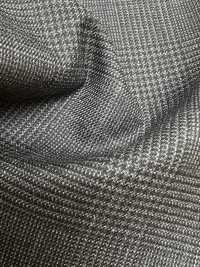 4ML4460 26AW THE CITY Sergé à carreaux gris charbon et gris ciel[Textile] Filatures De Laine Miyuki Images supplémentaires