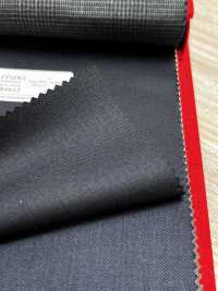 4MR4623 26AW Super100's × Cachemire bleu marine uni[Textile] Filatures De Laine Miyuki Images supplémentaires