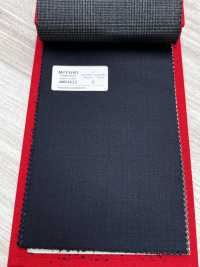4MR4623 26AW Super100's × Cachemire bleu marine uni[Textile] Filatures De Laine Miyuki Images supplémentaires