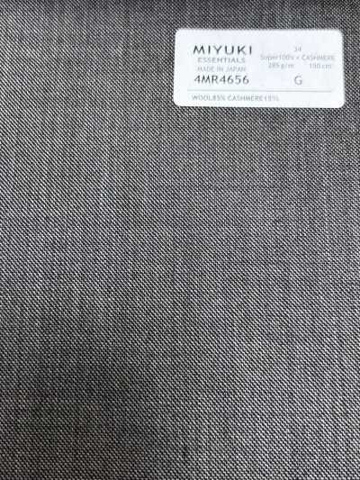 4MR4656 26AW Super100's × Cachemire Marron clair Sans motif
