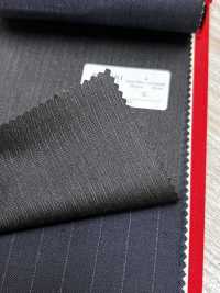 4MR4671 26AW Super100's × Cachemire rayé brun foncé[Textile] Filatures De Laine Miyuki Images supplémentaires