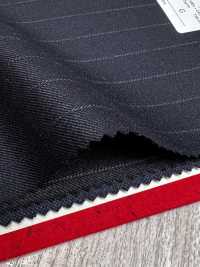 4MR4682 26AW Super100's × CASHIMERE Rayure marine[Textile] Filatures De Laine Miyuki Images supplémentaires